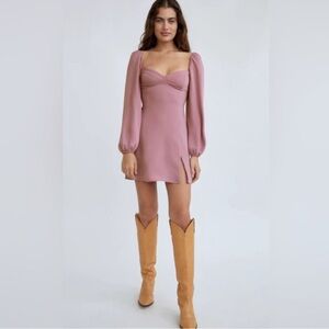 Aritzia Wilfred Novella pink/purple dress Size 0